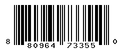 UPC barcode number 8809640733550