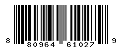 UPC barcode number 8809642610279