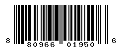 UPC barcode number 8809668019506