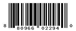 UPC barcode number 8809668022940