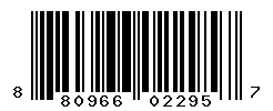 UPC barcode number 8809668022957