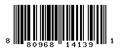 UPC barcode number 8809680141391