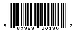 UPC barcode number 8809690201962