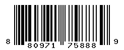 UPC barcode 8809710758889