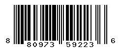 UPC barcode number 8809738592236