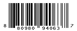 UPC barcode number 8809800940637