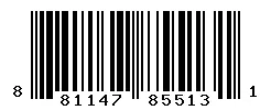 UPC barcode 881147855131