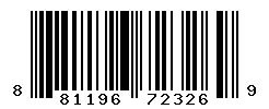UPC barcode number 881196723269