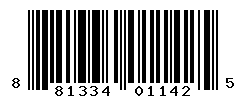 UPC barcode number 881334011425