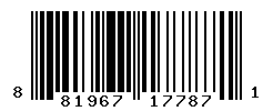 UPC barcode number 881967177871
