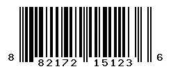UPC 882172151236 barcode image
