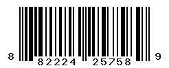 UPC barcode number 882224257589
