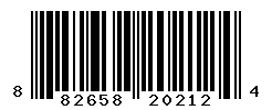 UPC barcode number 882658202124
