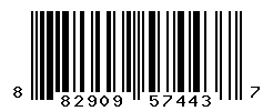 UPC barcode number 882909574437