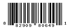UPC barcode number 882909806491