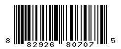 UPC barcode number 882926807075