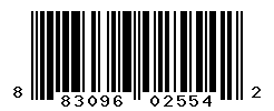 UPC barcode number 883096025542