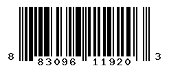 UPC barcode number 883096119203