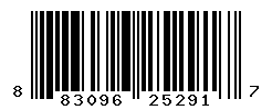 UPC barcode number 883096252917