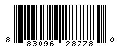 UPC barcode number 883096287780