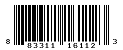 UPC barcode number 883311161123