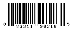 upc 883311963185 barcode image