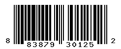 UPC 883879301252 barcode image