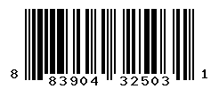 UPC barcode number 883904325031