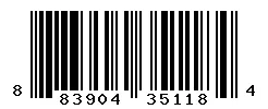 883904351184 barcode