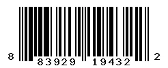 UPC barcode 883929194322