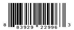 UPC barcode number 883929229963