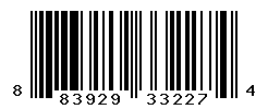 upc 883929332274 barcode image