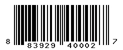 883929400027 barcode