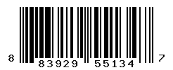 UPC barcode number 883929551347