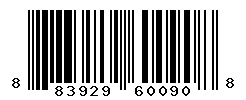 upc 883929600908 barcode image
