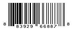 UPC barcode number 883929668878