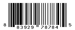 UPC barcode 883929787845
