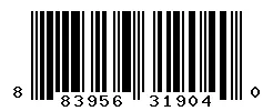 UPC barcode 883956319040
