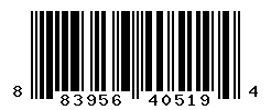 UPC barcode number 883956405194