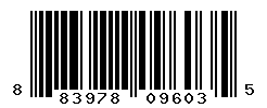UPC barcode number 883978096035