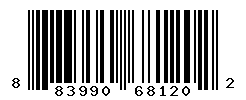 UPC barcode number 883990681202
