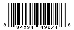 UPC barcode number 884094499748