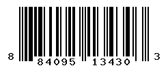 UPC barcode number 884095134303