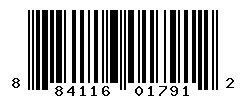 884116017912 barcode