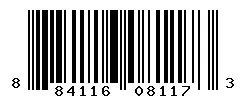 884116081173 barcode
