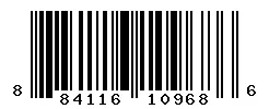 884116109686 barcode