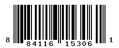 UPC barcode number 884116153061