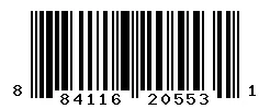 884116205531 barcode
