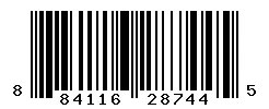 884116287445 barcode