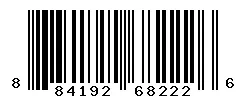 UPC 884192682226 barcode image